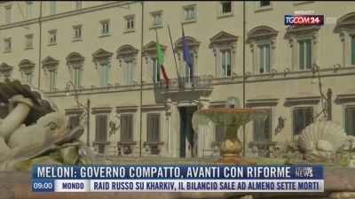 Breaking News delle 09.00 | Meloni: governo compatto, avanti con riforme
