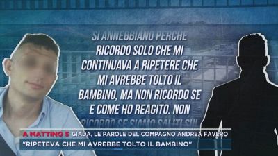 Giada, le parole del compagno Andrea Favero