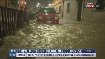 Breaking News delle 14.00 | Maltempo, morto un 20enne nel bolognese