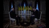 Zelensky, l'intervista al Guardian interrotta dal blackout