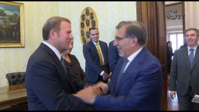 La Russa riceve il neo ambasciatore americano Tilman J. Fertitta