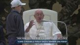 Papa Francesco e la frase a un bimbo ucraino sulla pace