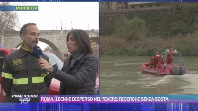 Roma, 16enne disperso nel Tevere: ricerche senza sosta