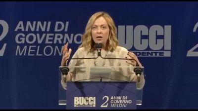 Meloni a Genova: "Osceno usare salute di Marco Bucci per attaccarlo"