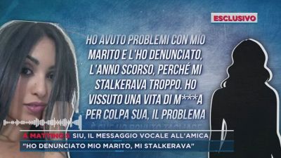 Siu, il messaggio vocale all'amica