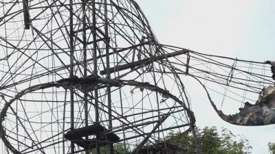 Triennale di Milano, incendiata la Balena di Allegrucci
