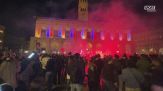 Grande festa a Bologna per la Coppa Italia: la notte è rossoblù