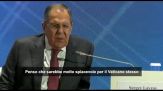 Lavrov: "irrealistico" tenere colloqui Russia-Ucraina in Vaticano