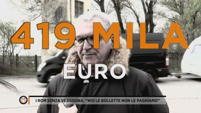 I rom senza vergogna: "Noi le bollette non le paghiamo"