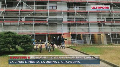 Ravenna, madre si lancia da nono piano con la figlia di 6 anni e il cane