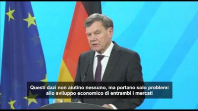 Germania: i dazi Usa non aiutano nessuno, tutti i mercati soffrono