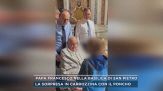 Papa Francesco nella basilica di San Pietro