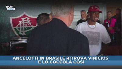 Che amore tra Ancelotti e Vinicius
