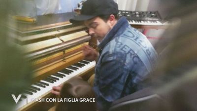 Stash con la figlia Grace