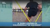 "Power Calha": duro lavoro tra spiaggia e campo