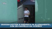 Graham Potter si presenta in allenamento… con un cappello da cowboy