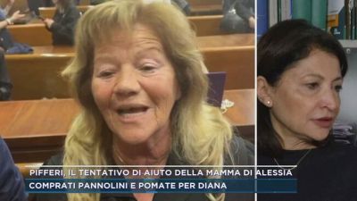 Pifferi, il tentativo di aiuto della mamma di Alessia
