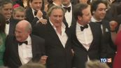 I 75 di Depardieu, auguri e accuse