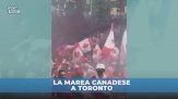 Mondiale: corteo spettacolare dei tifosi canadesi verso lo stadio