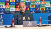 Guardiola: &ldquo;L&rsquo;Inter può vincere la Champions. Sfavoriti? Siete maestri&rdquo;