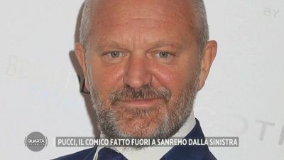 Pucci, il comico fatto fuori a Sanremo dalla sinistra