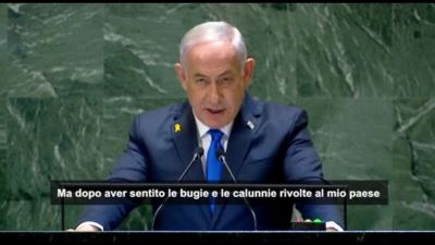 Netanyahu all'Onu: "Io qui dopo bugie, resa Hamas o vittoria totale"