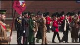Kate alla parata delle Irish Guards nel giorno di San Patrizio