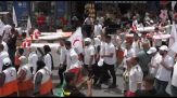 Mezzaluna Rossa in corteo a Ramallah per chiedere protezione