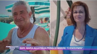 Bari, Maria alla figlia prima di morire: "E' stato papà"