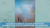 Con un gol, Álvarez rivela il sesso del suo bambino