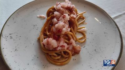 Spaghetti al gambero rosso