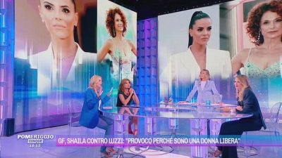 Gf, Shaila contro Luzzi: il dibattito in studio