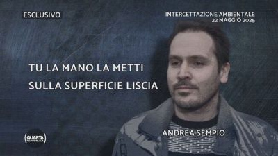 Intercettazione di Andrea Sempio sull'impronta sul muro