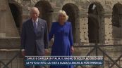 Carlo e Camilla in Italia, il bagno di folla al Colosseo