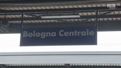 Inter, le immagini dell'arrivo a Bologna