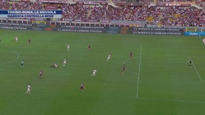 Torino-Roma, la moviola: focus sui contrasti di Mancini nei due gol