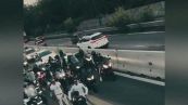 Ha bloccato la tangenziale Milano-Meda per girare un videoclip