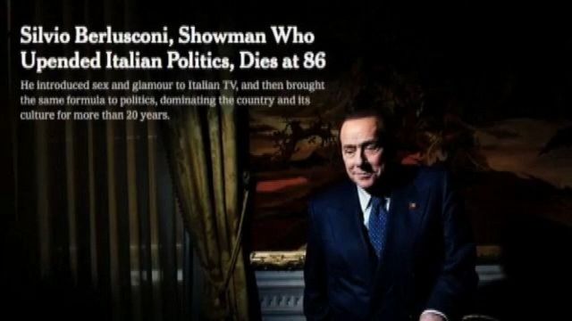 La prensa mundial recuerda a Berlusconi, entre sombras y luces