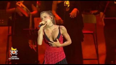 Angelina Mango e Gaia travolgenti alle prove de La Notte della Taranta