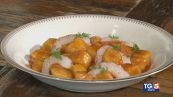 Gnocchi con gamberi e bisque