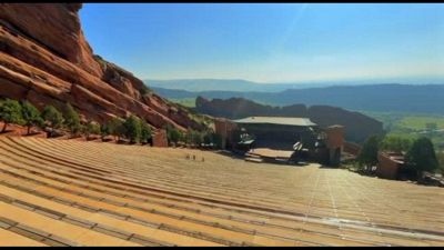 Ispirazione italiana, bellezza tutta Usa: il Red Rocks Amphitheatre