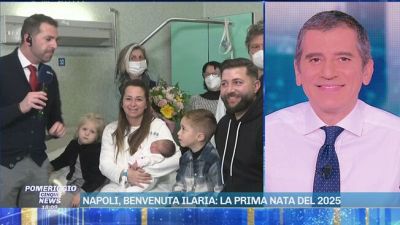 Napoli, benvenuta Ilaria: la prima nata del 2025