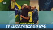 Ancelotti e Raphinha, abbraccio da brividi