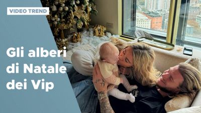 Gli alberi di Natale 2023 dei Vip