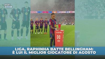 Raphinha vince il premio di miglior giocatore di agosto in Liga
