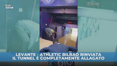 Il tunnel è un vero e proprio lago