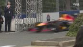 Red Bull a tutto gas per le strade di Tokyo