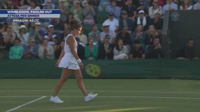 Wimbledon, Paolini out al secondo turno