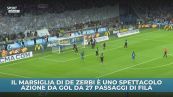 Gol spettacolare del Marsiglia di De Zerbi