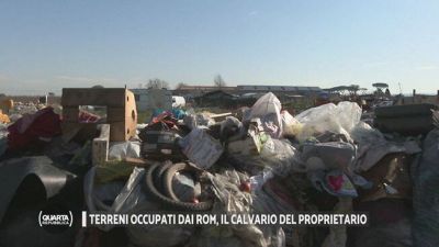 Terreni occupati dai rom, il calvario del proprietario